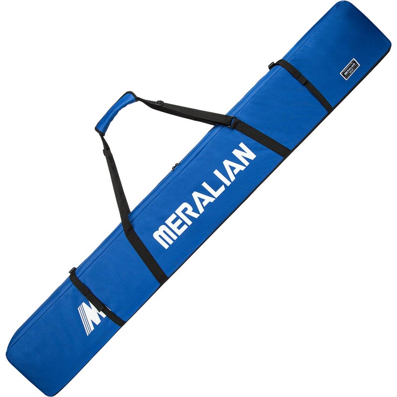 MERALIAN Padded Ski Bag,Waterproof Full Padded Single Ski Travel Bag with Adjustable Shoulder Strap. (BLUE, 185CM) - Image 1